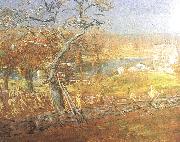 Childe Hassam Late Afternoon painting